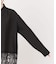《追加》【洗える】トリミングレースシアーブラウス