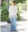 【洗える/接触冷感】WASHABLE COOL レースヘム ハーフスリーブ プルオーバー