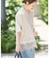 【洗える/接触冷感】WASHABLE COOL レースヘム ハーフスリーブ プルオーバー