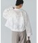 【洗える】フラワージャガードショートシャツ