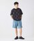 CHAMPION / チャンピオン 別注  パッチワーク チェッカーフラッグ Tシャツ