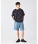 CHAMPION / チャンピオン 別注  パッチワーク チェッカーフラッグ Tシャツ
