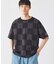 CHAMPION / チャンピオン 別注  パッチワーク チェッカーフラッグ Tシャツ