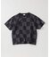 CHAMPION / チャンピオン 別注  パッチワーク チェッカーフラッグ Tシャツ