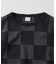 CHAMPION / チャンピオン 別注  パッチワーク チェッカーフラッグ Tシャツ