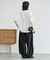 《一部カラーWEB限定/接触冷感/抗菌防臭》MONTREUILレターロゴTEE