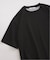 コントラスト クルーネック ポンチTシャツ