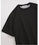 コントラスト クルーネック ポンチTシャツ