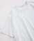 コントラスト クルーネック ポンチTシャツ