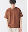 コントラスト クルーネック ポンチTシャツ