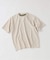 コントラスト クルーネック ポンチTシャツ
