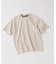 コントラスト クルーネック ポンチTシャツ
