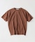 コントラスト クルーネック ポンチTシャツ