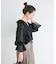 手洗い可 / SHEER CHECK FRILL ブラウス