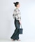 手洗い可 / SHEER CHECK FRILL ブラウス