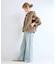 手洗い可 / SHEER CHECK FRILL ブラウス