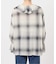 手洗い可 / SHEER CHECK FRILL ブラウス