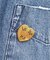 WIFFLE / ウィッフル HEART BROOCH ブローチ