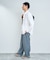 オーバースリーピングパンツ ストライプアソート
