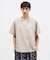 リネン ライク ダブル フェイス Tシャツ