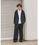 【EVALET / エバレット】メッシュ ワイドパンツ ”セットアップ着用可能”