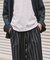 【EVALET / エバレット】メッシュ ワイドパンツ ”セットアップ着用可能”