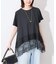 《シリーズあり/追加》レースコンビハーフスリーブカットソー