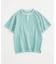 製品染め ワッフル調 ピケ ヘンリーネックTシャツ