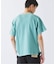 製品染め ワッフル調 ピケ ヘンリーネックTシャツ