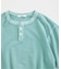 製品染め ワッフル調 ピケ ヘンリーネックTシャツ