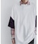 【RE-PURPOSE / リパーパス】 bicolor tee：Tシャツ