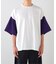 【RE-PURPOSE / リパーパス】 bicolor tee：Tシャツ