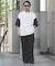 【RE-PURPOSE / リパーパス】 bicolor tee：Tシャツ