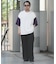 【RE-PURPOSE / リパーパス】 bicolor tee：Tシャツ