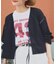 a&m ハシゴレースリボンブラウス