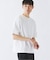 ブロック インレイ 1ボタン ヘンリーネック Tシャツ