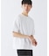 ブロック インレイ 1ボタン ヘンリーネック Tシャツ