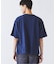 ブロック インレイ 1ボタン ヘンリーネック Tシャツ