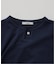 ブロック インレイ 1ボタン ヘンリーネック Tシャツ