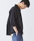JAMES FABRIC コットンリネン ガーメントダイ シャツ