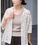 コットンレースシャツ