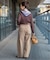 《追加12》ウォッシャブル / DU JOUR / デュ ジュール BARREL BAGGY JEAN