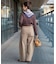 《追加12》ウォッシャブル / DU JOUR / デュ ジュール BARREL BAGGY JEAN