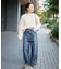《追加12》ウォッシャブル / DU JOUR / デュ ジュール BARREL BAGGY JEAN
