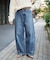 《追加12》ウォッシャブル / DU JOUR / デュ ジュール BARREL BAGGY JEAN