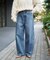 《追加12》ウォッシャブル / DU JOUR / デュ ジュール BARREL BAGGY JEAN