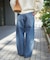 《追加12》ウォッシャブル / DU JOUR / デュ ジュール BARREL BAGGY JEAN