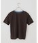 クルーネックシアーリンガーTEE