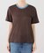 クルーネックシアーリンガーTEE