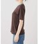 クルーネックシアーリンガーTEE